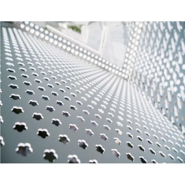 1.5mm-5.0mm Perforated Aluminium Facade Perforated Metal Sunshade Extra Flexibility