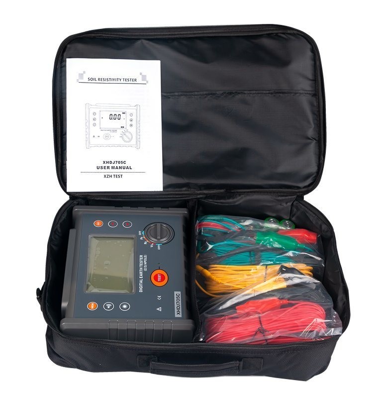 Electricity Ground Resistance Tester XHDJ706 for Soil Resistivity and Voltage Testing