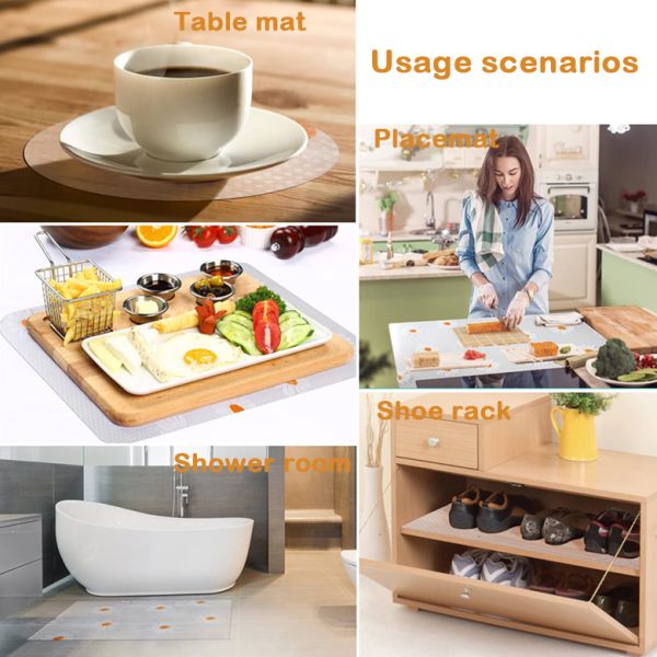 Home Restaurant Bar Hotel Super Markets Promotions Ribs Pattern Plastic Toolbox Shelf Liner Drawer Mat Liners