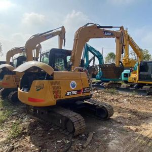 Sany75C Used Hydraulic Second Hand Mini Digger 7 Ton Mini Used Crawler Excavator