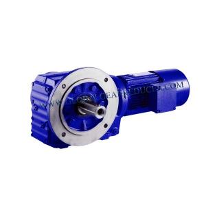 China S57 S67 S77 Helical Worm Gear Motor Speed Reducer Gearbox With 90 Degree Shaft wholesale