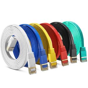 China 10Gbps RJ45 Cat7 Flat Cable , Shielded Cat 7 Cable For Gigabit Ethernet wholesale