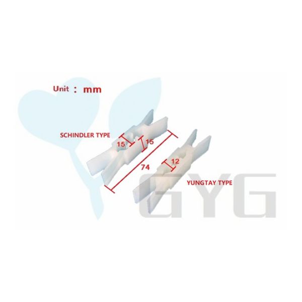 GYG ELEVATOR SPARE PARTS ELEVATOR PLASTIC DOOR SLIDER GDS13T