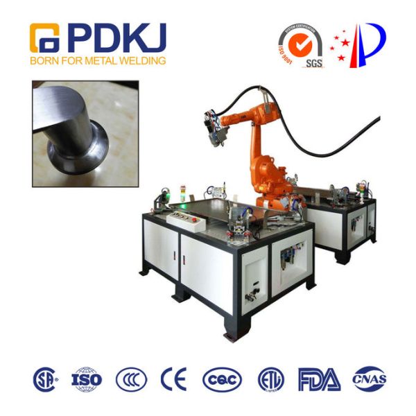 6 Axis 3000W Industrial Welding Robot Mig Machine SW For Handrail