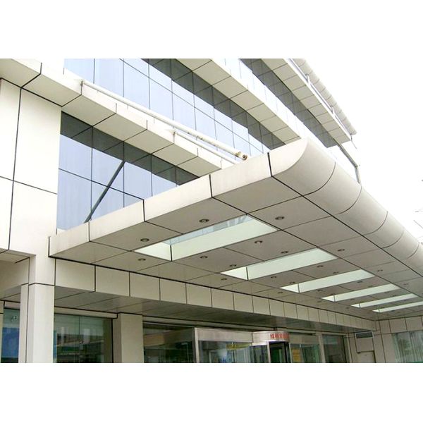 Customized Hyperbolic Aluminum Cladding Panels For Building Decoration