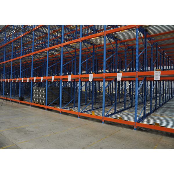 Intensive Gravity Adjustable Pallet Racking System ISO9001 CE Approved