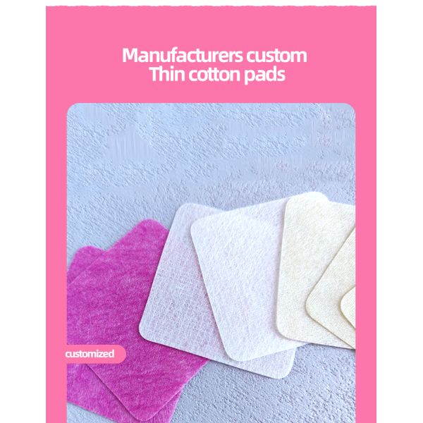 High Quantity Disposable Wet Compress Cotton Pads Bagged Cleansing Face Cotton Pad