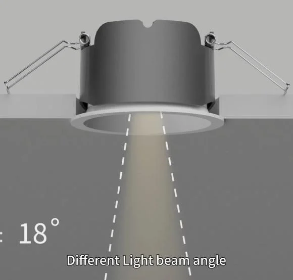 10W / 12W / 15W / 20W Recessed Light Spotlight Ceiling Mounted Down Light For Home Furnishing Corridor Public Areas
