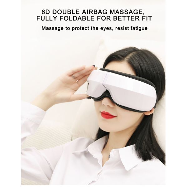 Heat 2022 Upgraded Rechargeable Smart Eye Massager With 3 Modes For Relax And Reduce Eye Strain Dry Eye