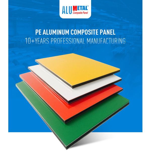 4mm LDPE Core PE Aluminum Composite Panel ACP Sheet Fireproof Door Decoration 1500mm