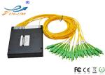16CH CWDM Mux Demux 1270 - 1610nm 3.0mm Fiber ABS Box Type With SC / APC