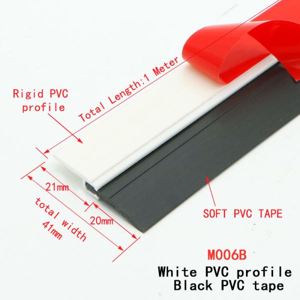 PVC Rubber Door Bottom Seal Strip Self Adhesive Dustproof
