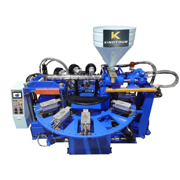 Quality One Color PVC Shoe Making Machine 12 Stations Slippers Making Machine 25 Kw With PVC And Plastic for sale