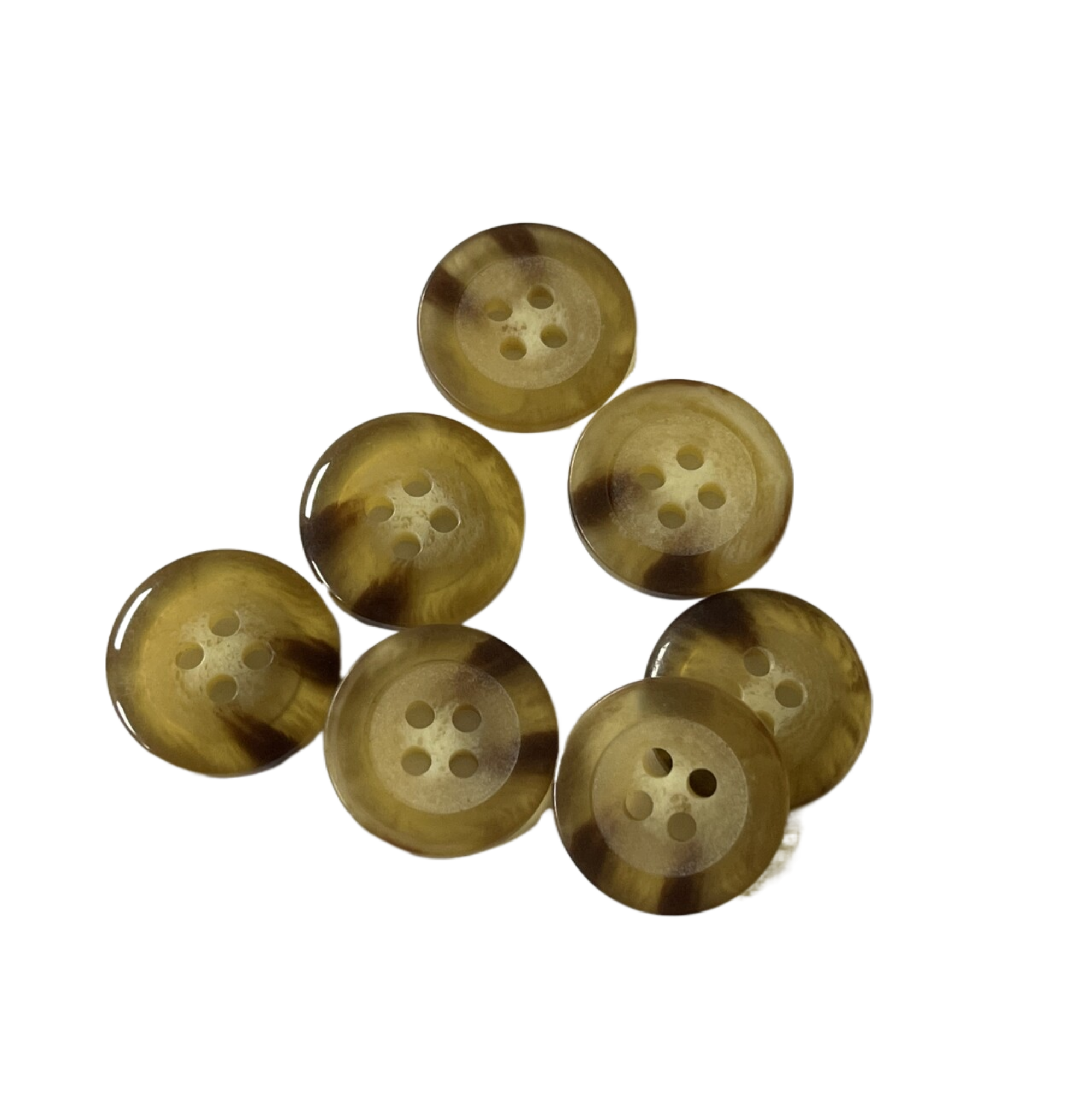 3/4" Four Hole Plastic Fake Horn Coat Buttons ODM Color Use For Coat sweater