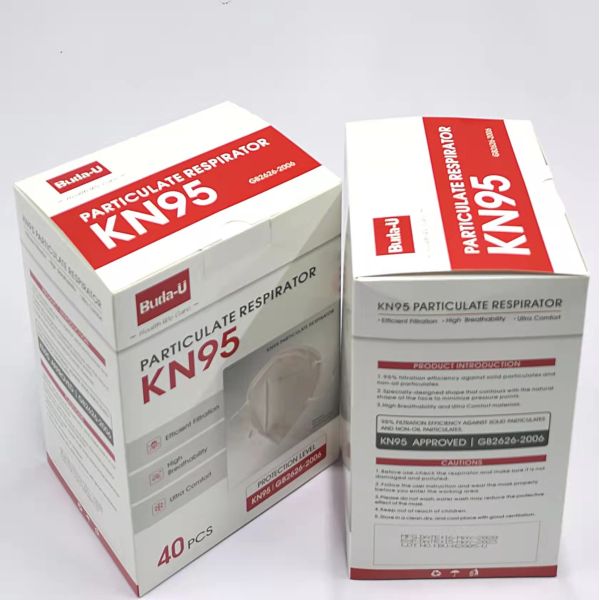 BU-E978 Disposable Kn95 Mask Air Pollution Protection Mask FDA EUA Individual