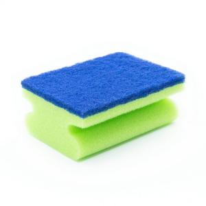 China kitchen cleaning green scrubbing pad sponge on sale