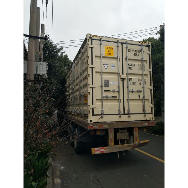 Fully Side Opening Shipping Container Easy Loading With Customized Color