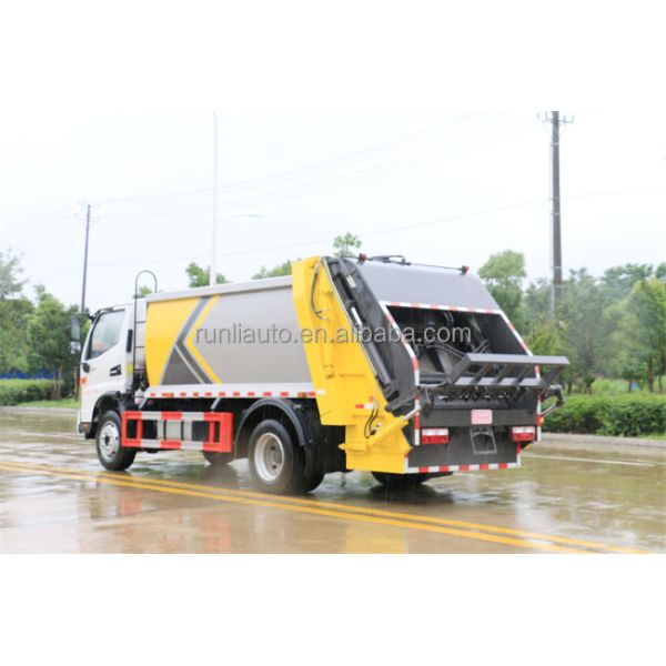 China 3T Small Type Collect Waste Compactor Garbage Truck Garbage Vehicle