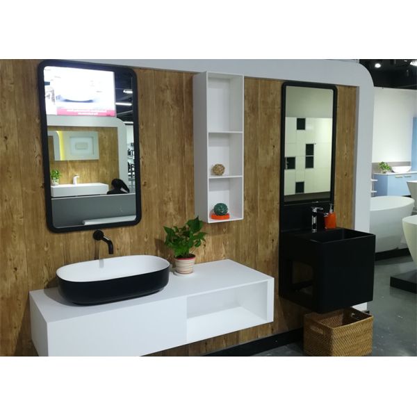 Artificial Corner Bathroom Shelf Wall Mounted Home Hotel Indoor Use