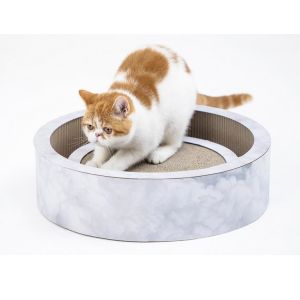 Circular Recycled Cat Entertainment Toys Rattles Inside Helps Protect Furniture