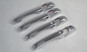 China Chrome Silver Auto Door Handle Covers For Jeep Grand Cherokee 2011 - 2014 With 1 Keyhole wholesale