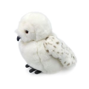 China EN71 Machine Washable Head Rotatable White Owl Plush Toy wholesale