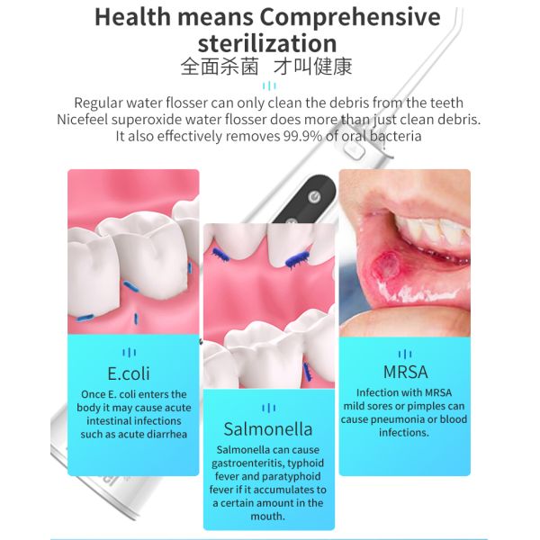 250ml Water Flosser Machine Tooth Flosser Leakage Prevention