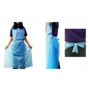 China Environmentally Friendly Disposable Polyethylene Aprons With Waist Tie Closure wholesale
