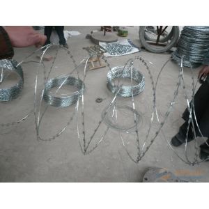 China Concertina Razor Wire / Galvanized Concertina Razor Wire / Hight Security Razor Barbed Wir wholesale