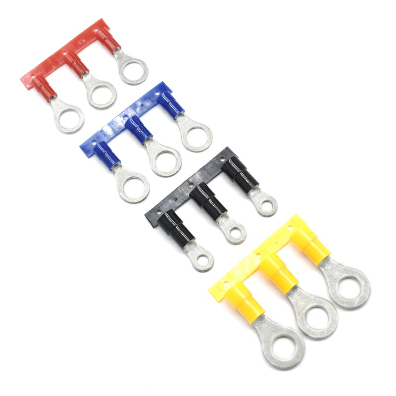 China Customizable Nylon Insulated Lug Terminal Electrical Crimp Terminal Ring Terminal on sale