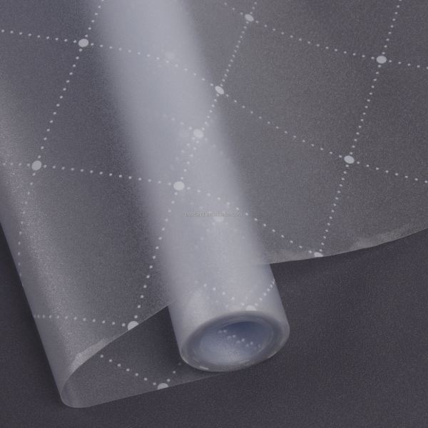 Pet Friendly Static Window Film Frosted PVC Window Clings For Privacy