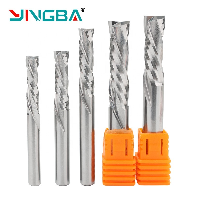 China Yingba Hot Sale Tungsten Carbide Cnc Router Bits for Wood Carving Inserts Carbide Compression up Cut Down Milling Cutter wholesale