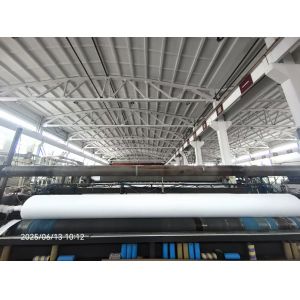 Pure White 250g/sqm Polypropylene Nonwoven Geotextile Prevention Intermixing