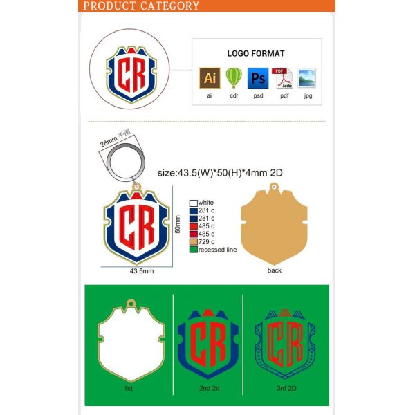 Custom Soft Rubber Keychains 2d 3d Silicone Soft Pvc Keyring