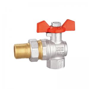 China Nickel Plated 1/2 Angle Valve Forged Brass Water Angle Valve wholesale