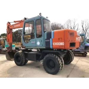 China Strong Power EX100 10T Wheeled Used Hitachi Excavator wholesale