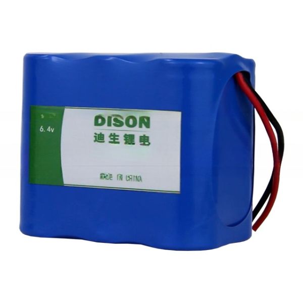 6.4v 10Ah 64Wh LiFePo4 Lithium Ion Phosphate Battery Pack For Solar Energy Storage
