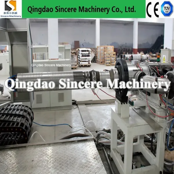 Large Diameter Double Wall Corrugated Dwc Pipe Making Machine HDPE Dual Wall Bellows Drainage Pipe Extrusion Machine