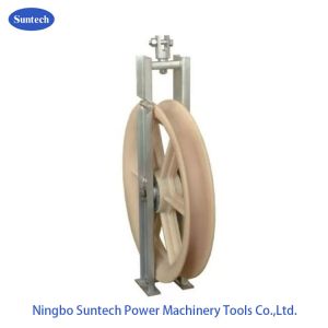 China 660mm Nylon Sheave 20kN Optical Fiber Cable Tools wholesale