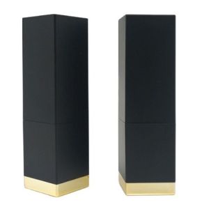 China Matte Black Private Label Square Empty Lipstick Tube OEM ODM wholesale