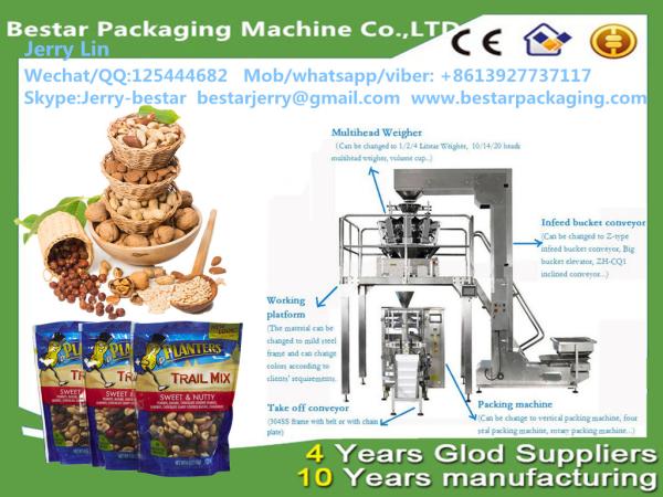 Quality 10 Head MCU Control Combination Scale for Nuts packaging Machine Bestar packaging for sale