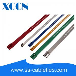 China Protect Cable Tie Wraps , Releasable Cable Ties Heavy Duty High Temp Tolerable on sale