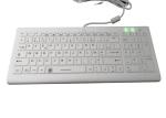 Medical Grade Washable Wireless Keyboard , Silicone Computer Keyboard With