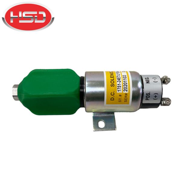 1751-24E7U1S5A 3864274 Excavator Electrical Parts 24volt Shut Off Stop Solenoid Valve For Cummins