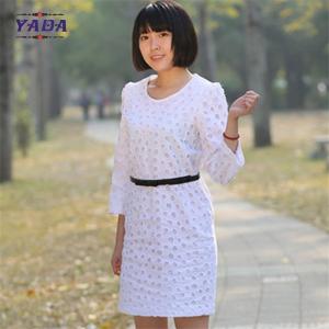 China Ladies long sleeves embroidery dress casual wear latest ladies office dresses women party wholesale