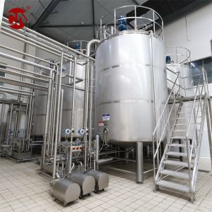China Stainless Steel Mixing tank Pasteurizer Dairy Processing Line for Dairy Product Manufacturing wholesale