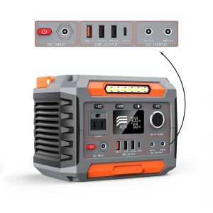 300W 288Wh Portable Solar Panel Power Station With Wireless Charging