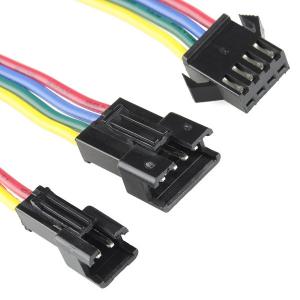 China OEM Color 2.5mm Electric Cable Quick 4 Pin Wire to Wire Connector for RoHS Compliance on sale