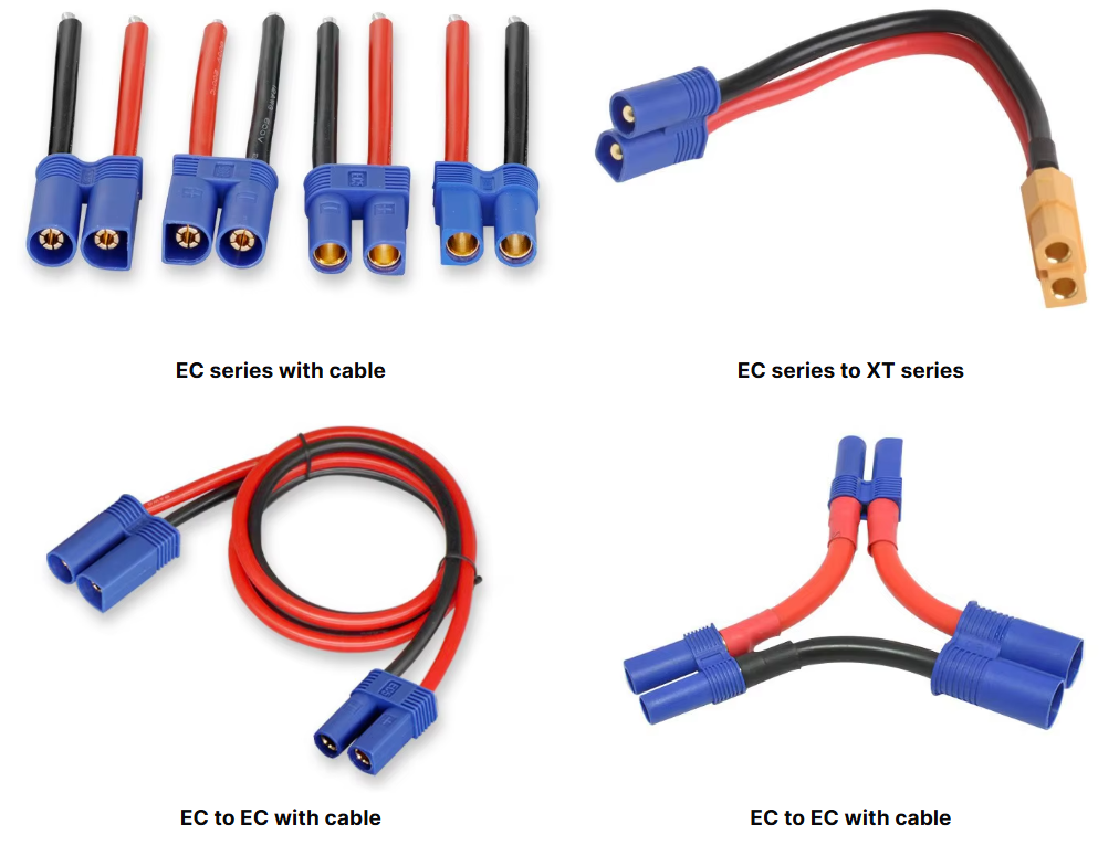 Male Female Gold Plated Banana Plug EC5 Bullet Connectors For RC FPV Drone Lithium Battery