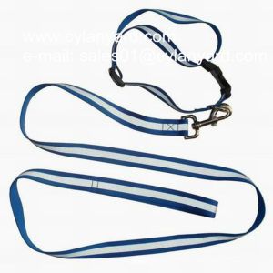 China Dye sublimation polyester lanyard dog collar and dog leash set, wholesale
